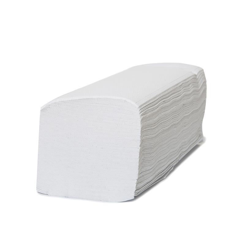 Interfold 2 ply White Handtowels (mixed) (White) - Enviroclean